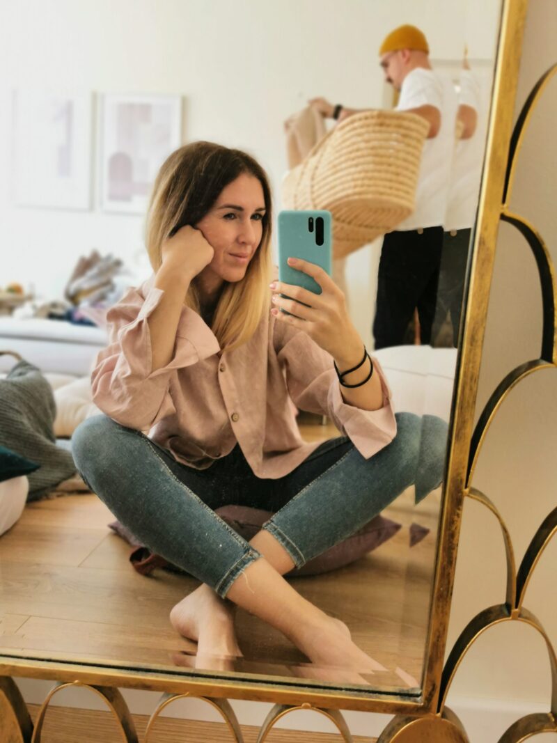 Vrana - oversized ľanová košeľa - Image 11