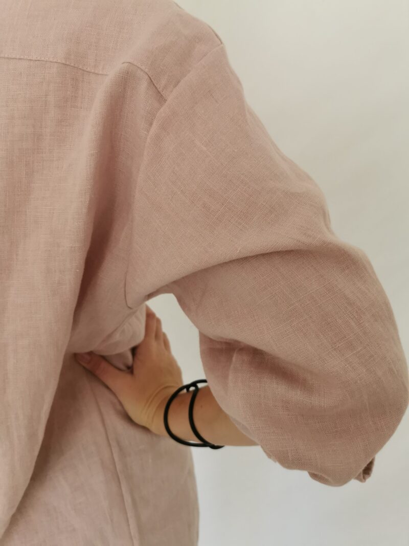 Vrana - oversized ľanová košeľa - Image 10