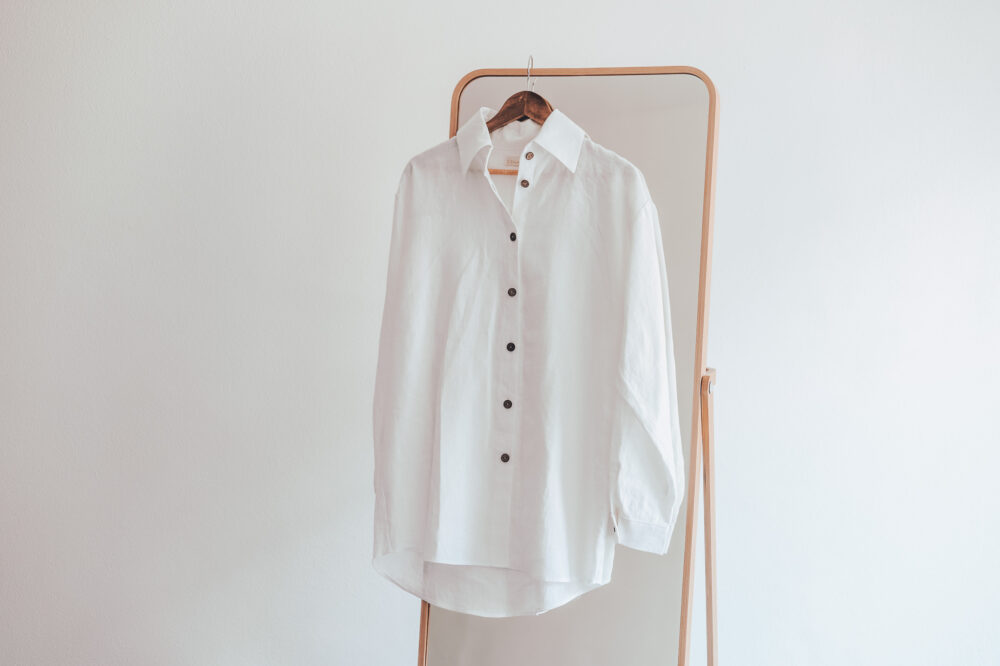 Vrana - oversized ľanová košeľa