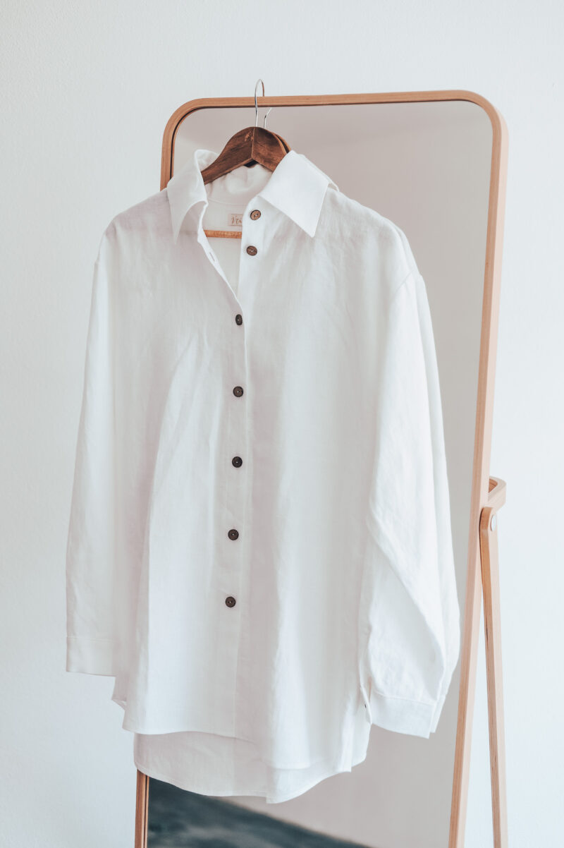 Vrana - oversized ľanová košeľa - Image 14