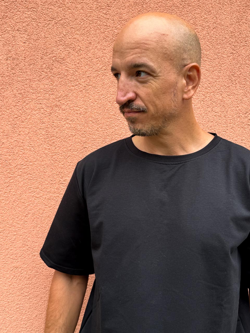 Čierne tričko od Vtáčatka - pánske – Obrázok 3