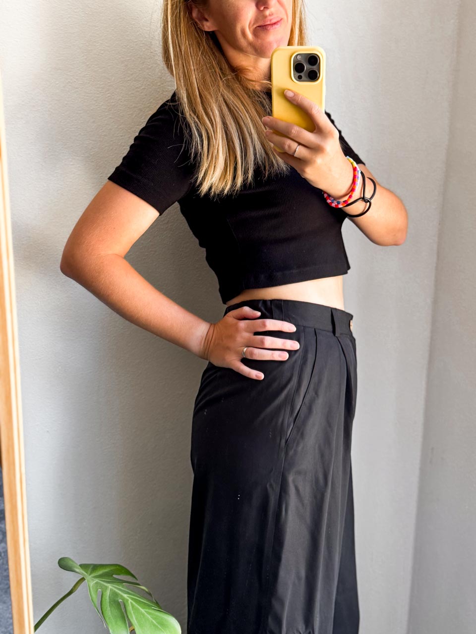Sloboda - vzdušné nohavice - čierny tencel – Obrázok 5